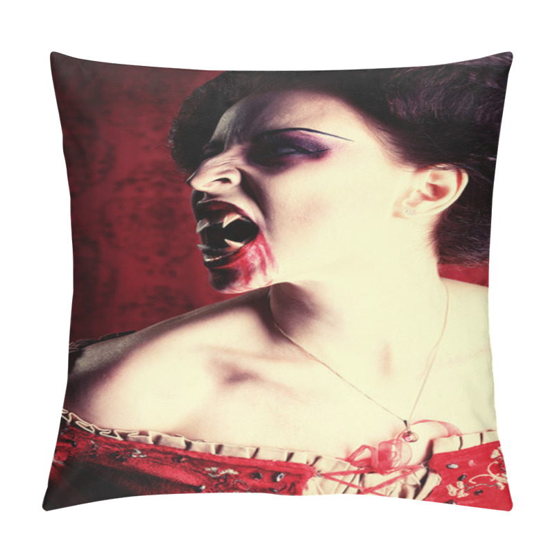 Personality  Bloody Grin Pillow Covers