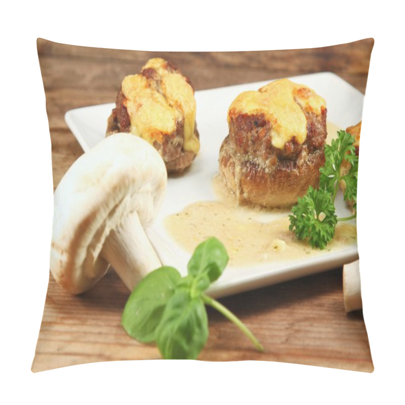 Personality  Preparation - Stuffed Mushrooms Pillow Covers