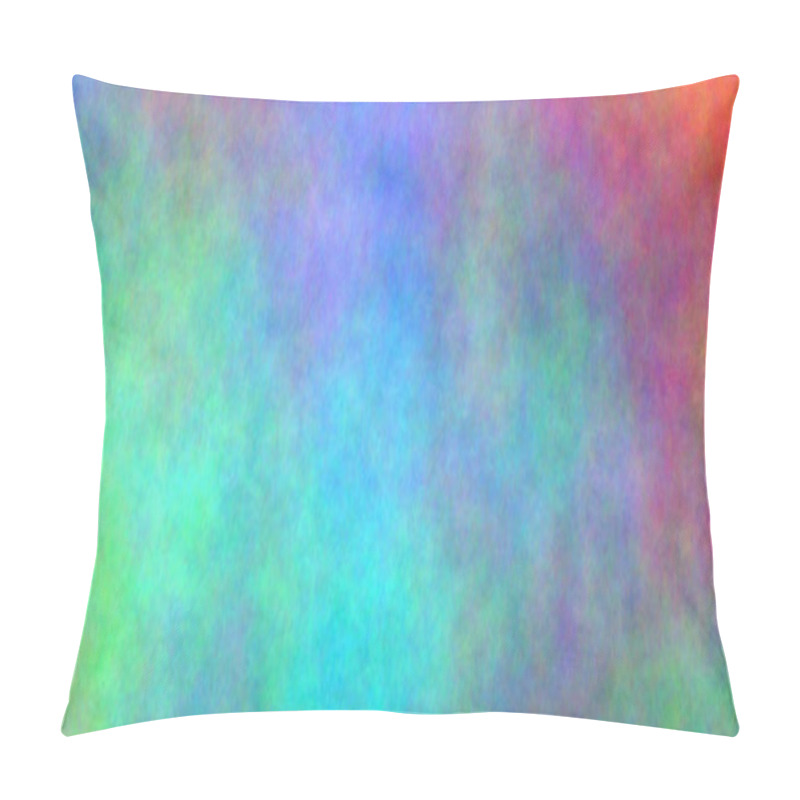 Personality  From Green To Blue To Some Kind Purple Red. Banner Abstract Background. Blurry Color Spectrum, Texture Background. Rainbow Colors. Vivid Colors Spectrum Background. Pillow Covers