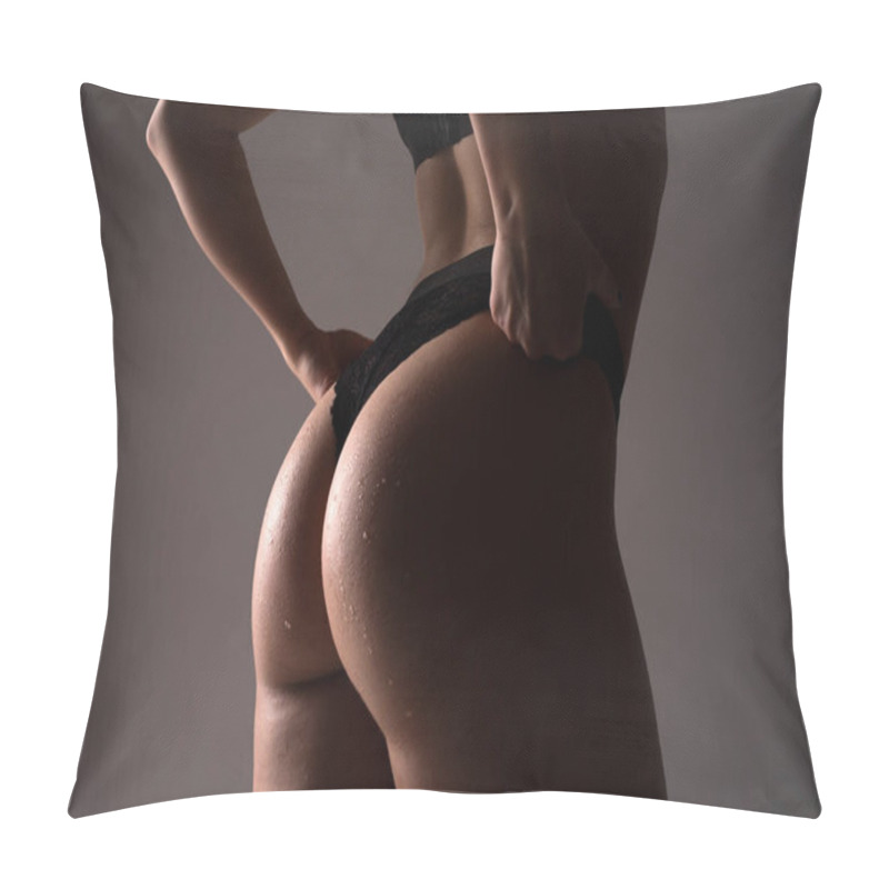 Personality  Cropped Close Up Buttocks. Sexy Ass In Erotic Lingerie. Beauty Sensual Butt. Pillow Covers