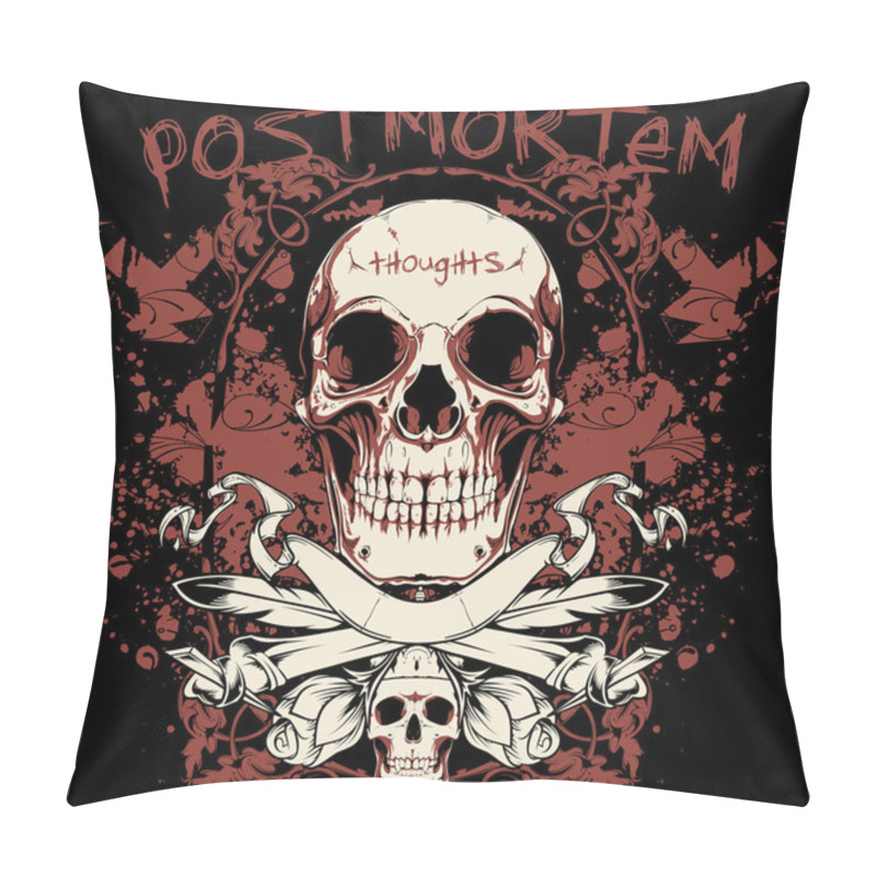 Personality  Post Mortem Thoughts Pillow Covers