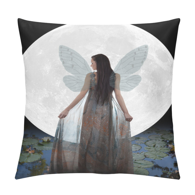 Personality  Water Fairy Walking Into The Moon Pillow Covers