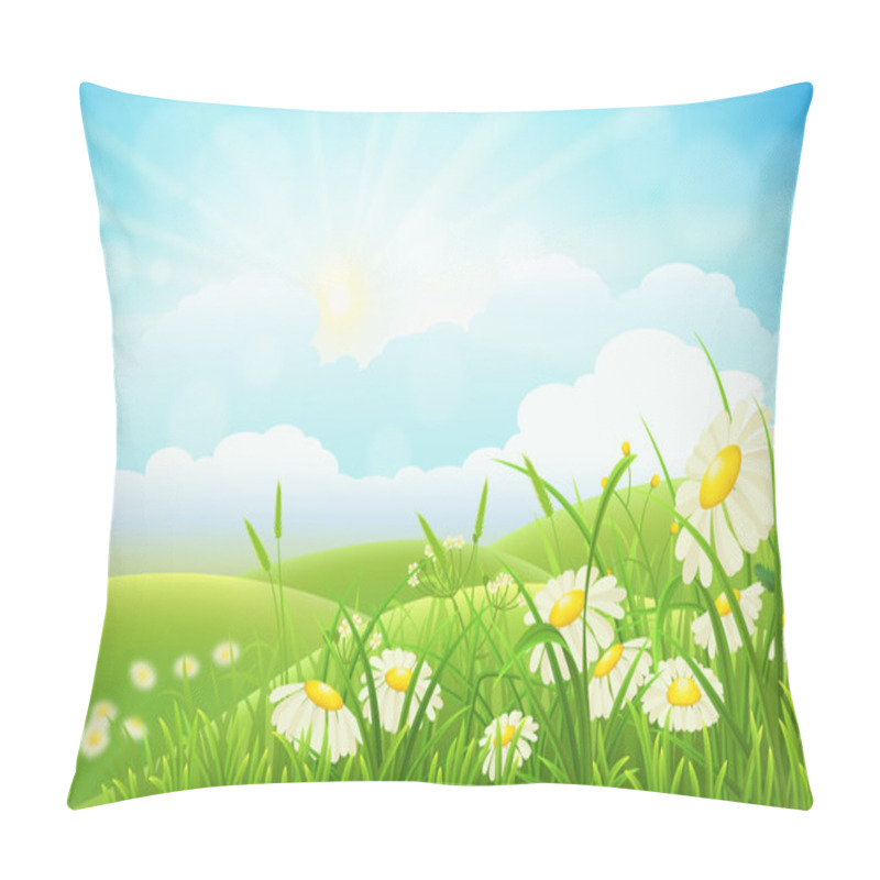 Personality  Meadow Landscape Pillow Covers