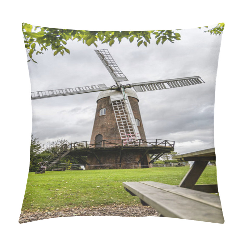 Personality  Wilton Windmill, A Restored Windmill Which Is A Popular Local Tourist Attraction And Landmark Pillow Covers