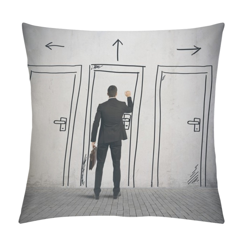 Personality  Open The Door Pillow Covers