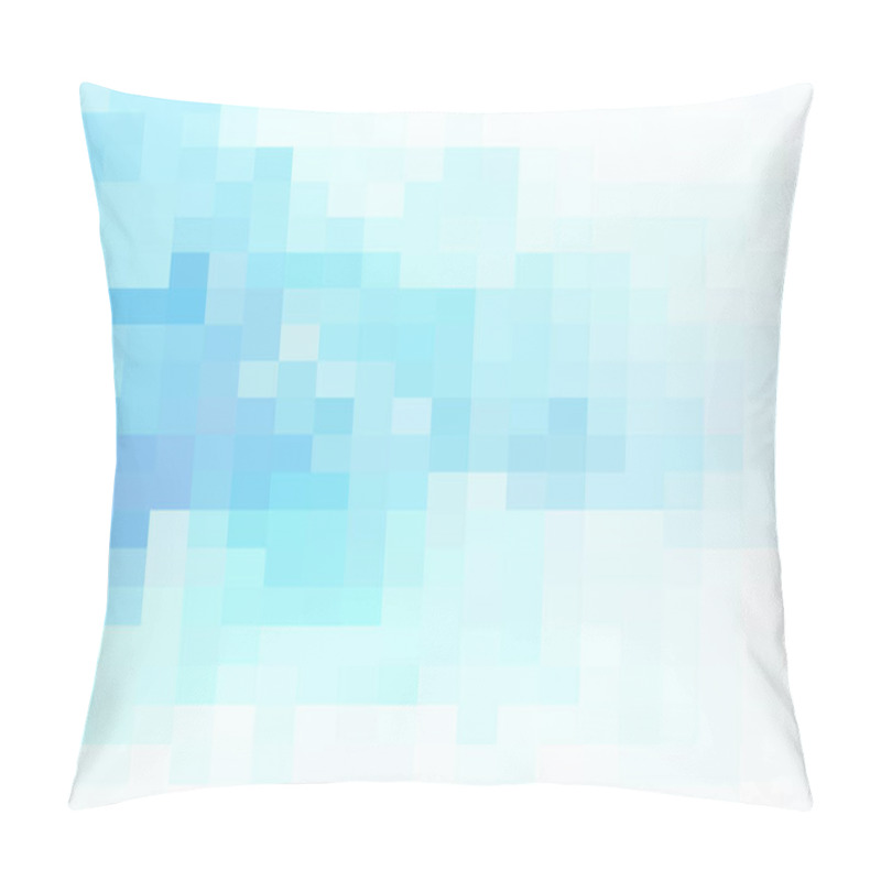 Personality  Abstract White Grid Mosaic Background, Modern Abstract Illustration With Triangles. Creative Design Polygonal Template Mosaic With Squares. Pillow Covers