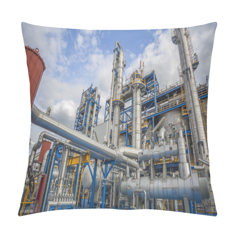 Personality  Petroleum Plant With Blue Sky Pillow Covers