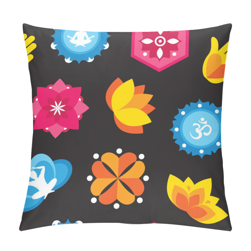 Personality  Yoga Pattern Pillow Covers