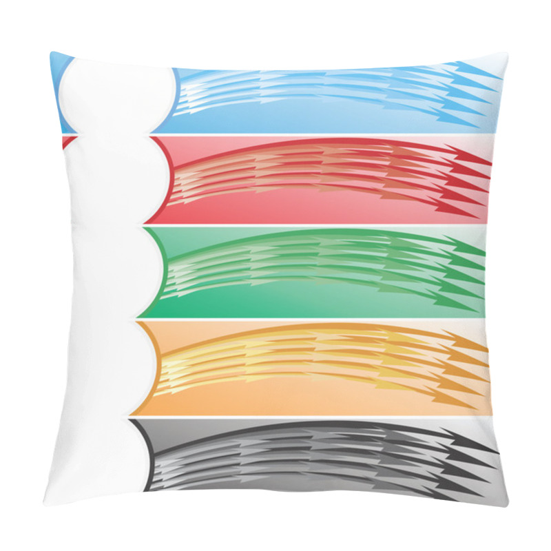 Personality  Vector Banners Pillow Covers