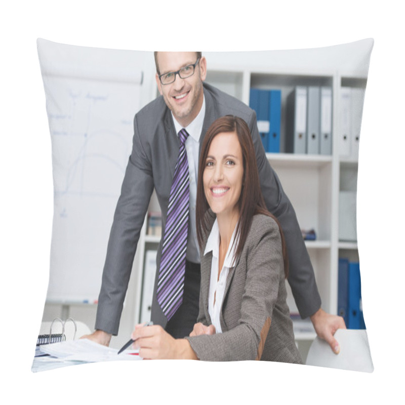 Personality  Happy Successful Business Team Pillow Covers