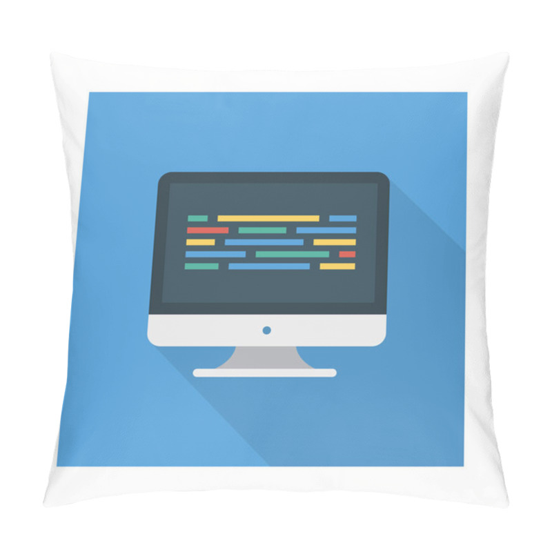 Personality  Coding   Programming   Development    Vector Illustration  Pillow Covers