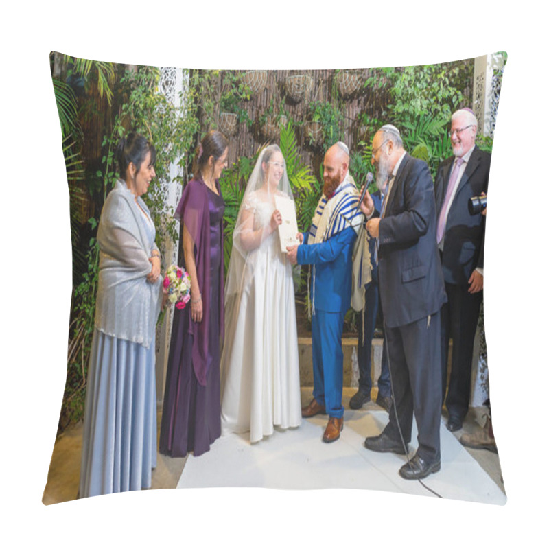 Personality  Traditional Jewish Orthodox Hasid Wedding Pillow Covers