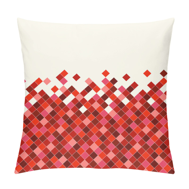 Personality  Abstract Rhombus Mosaic Background Pillow Covers