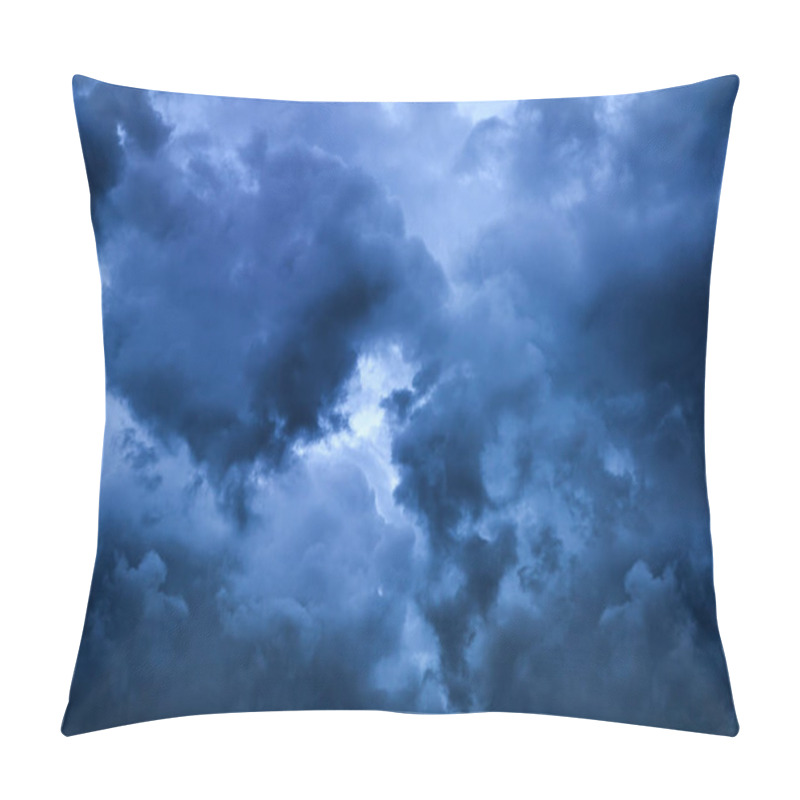 Personality  Dramatic Clouds Background Pillow Covers