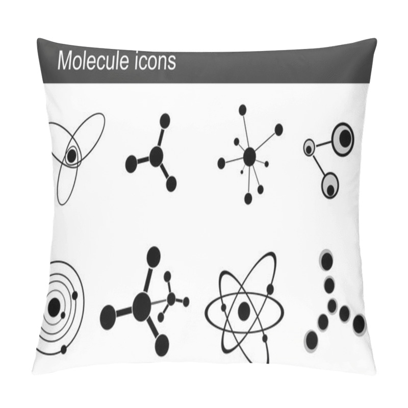 Personality  Molecule Pillow Covers