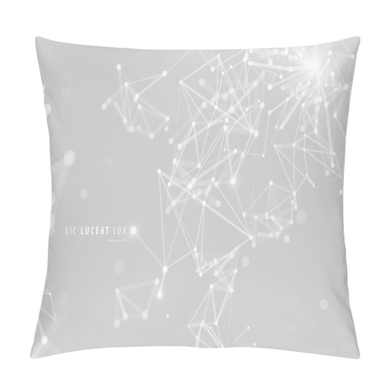 Personality  Molecular Background Pillow Covers