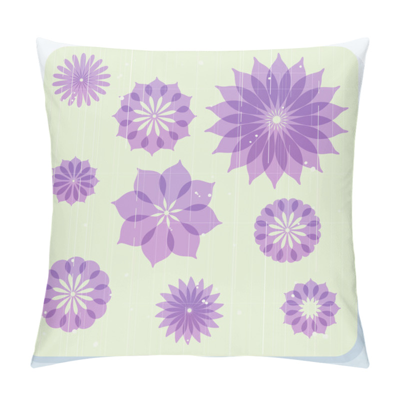 Personality  Grunge Flowers Pillow Covers