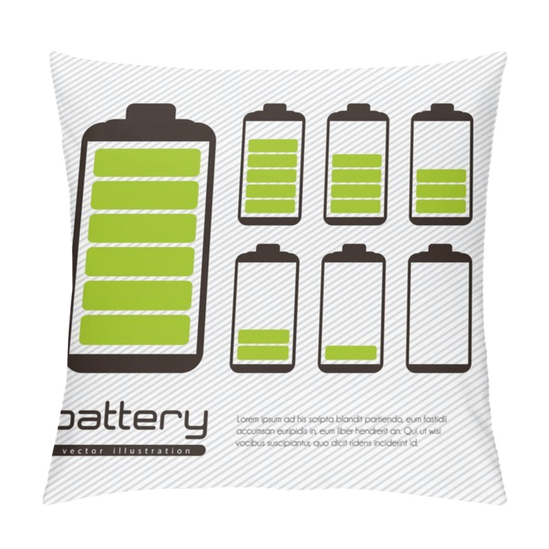 Personality  Battery Load Pillow Covers