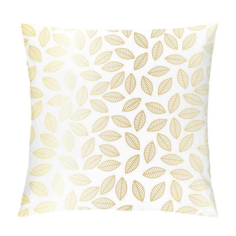 Personality  Golden Leaves Pattern  Pillow Covers