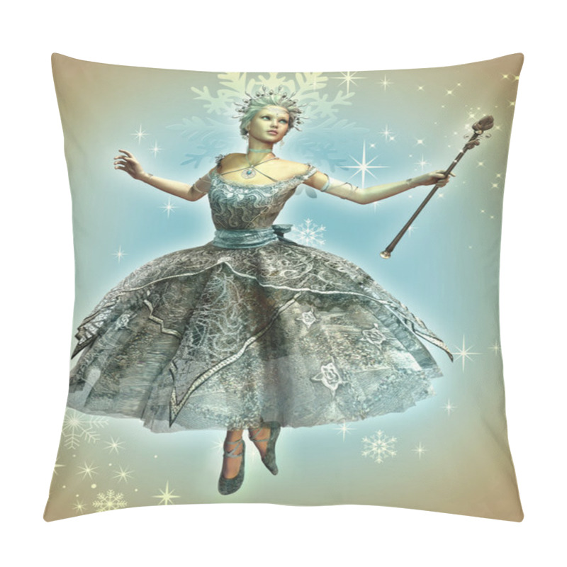 Personality  Snowflake Princess Pillow Covers