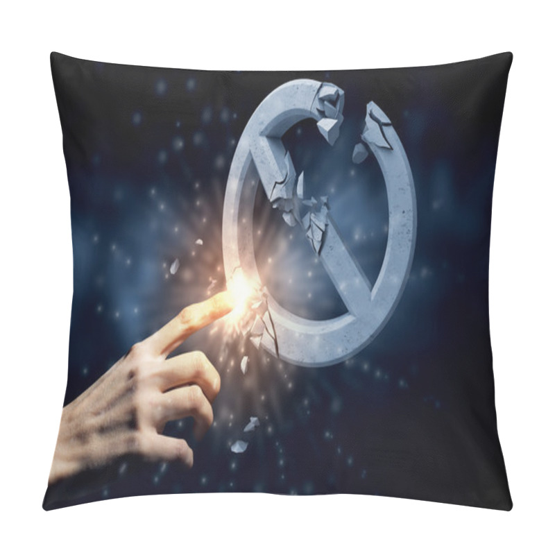 Personality  Breaking All Prohibitions Pillow Covers