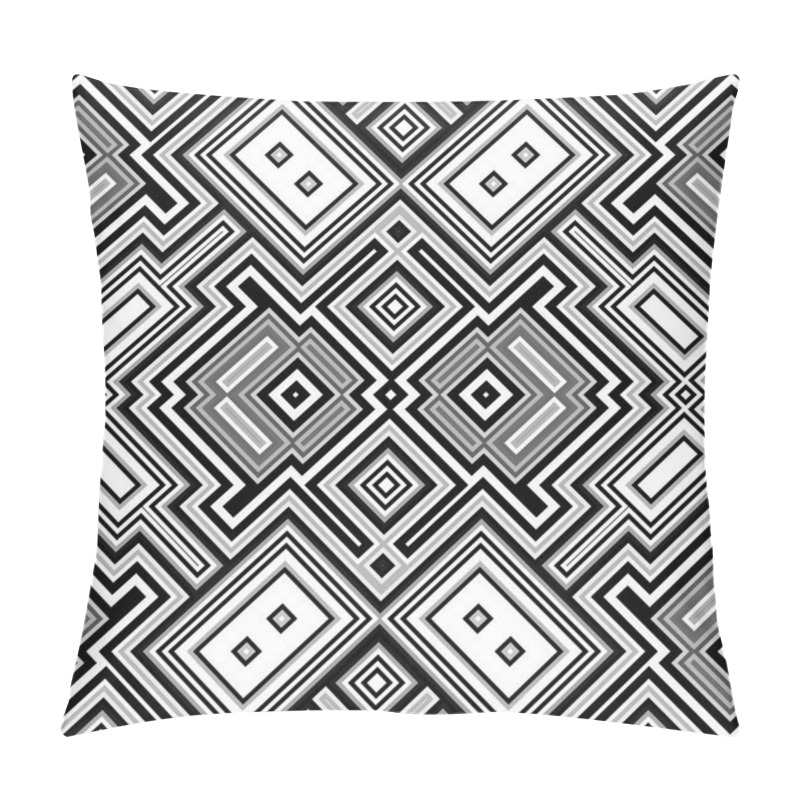 Personality  Retro Square Background Pillow Covers