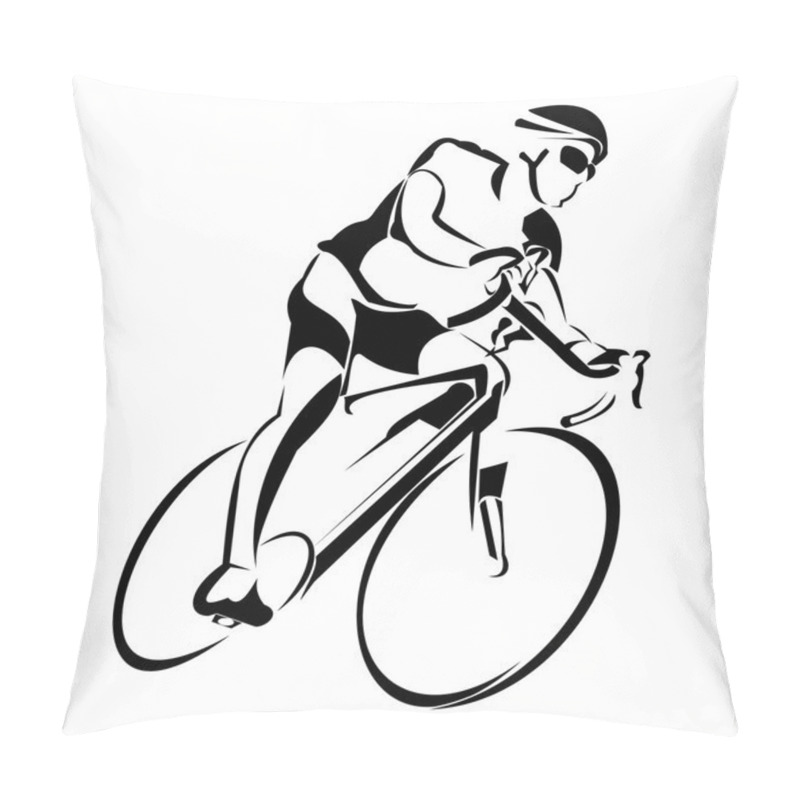 Personality  Bycicle ride pillow covers