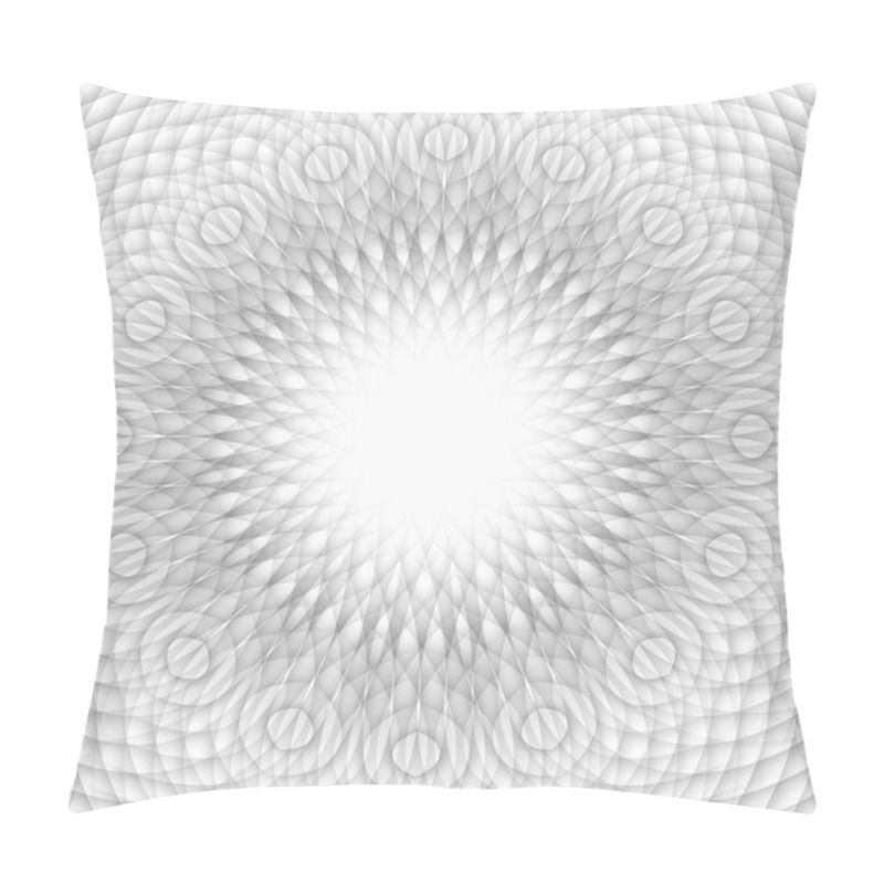 Personality  Monochrome Circular Design Pillow Covers