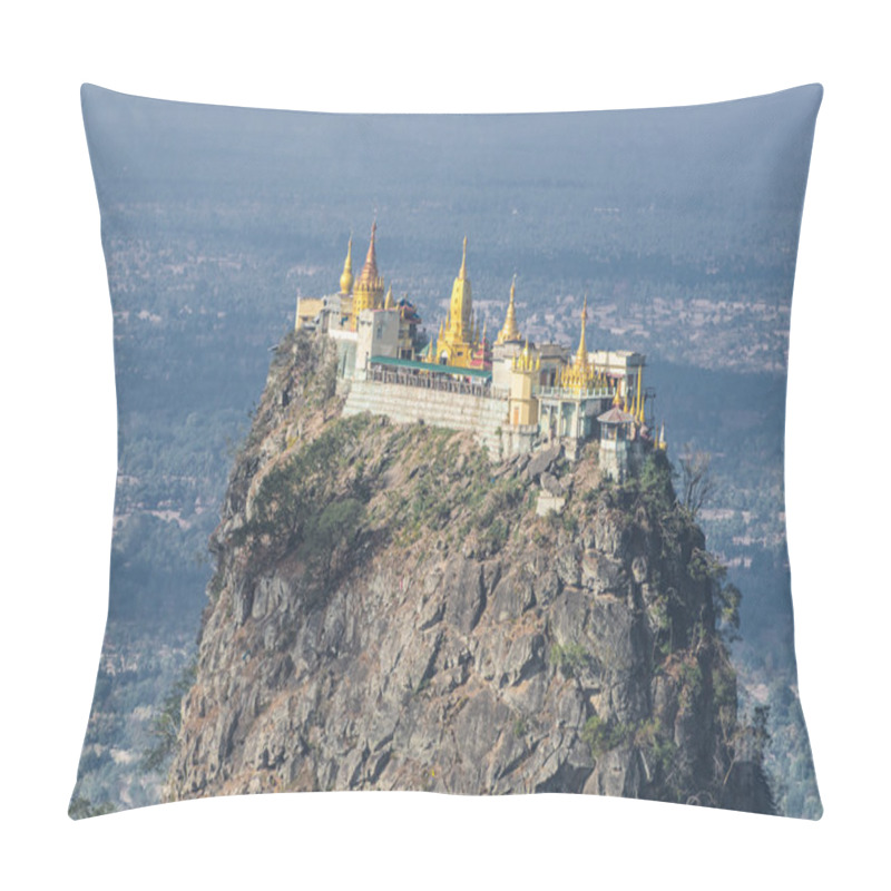 Personality  Temple Near Mt. Popa Pillow Covers