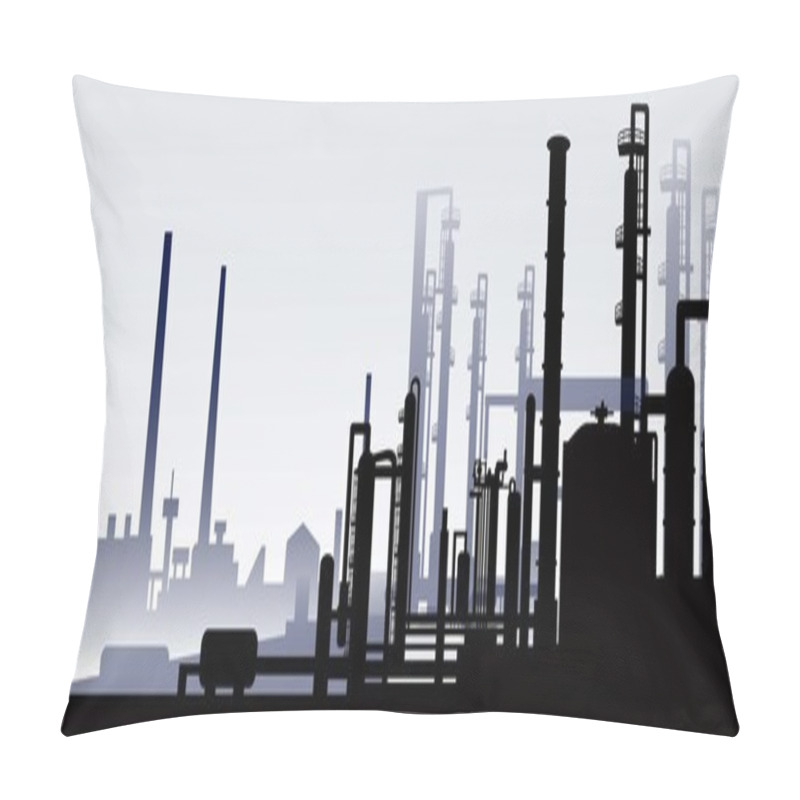 Personality  Oil And Gas Refinery Pillow Covers