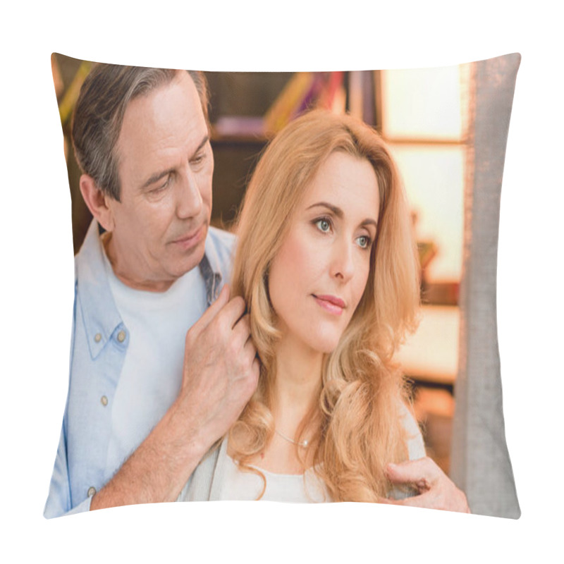 Personality  Beautiful Mature Couple  Pillow Covers