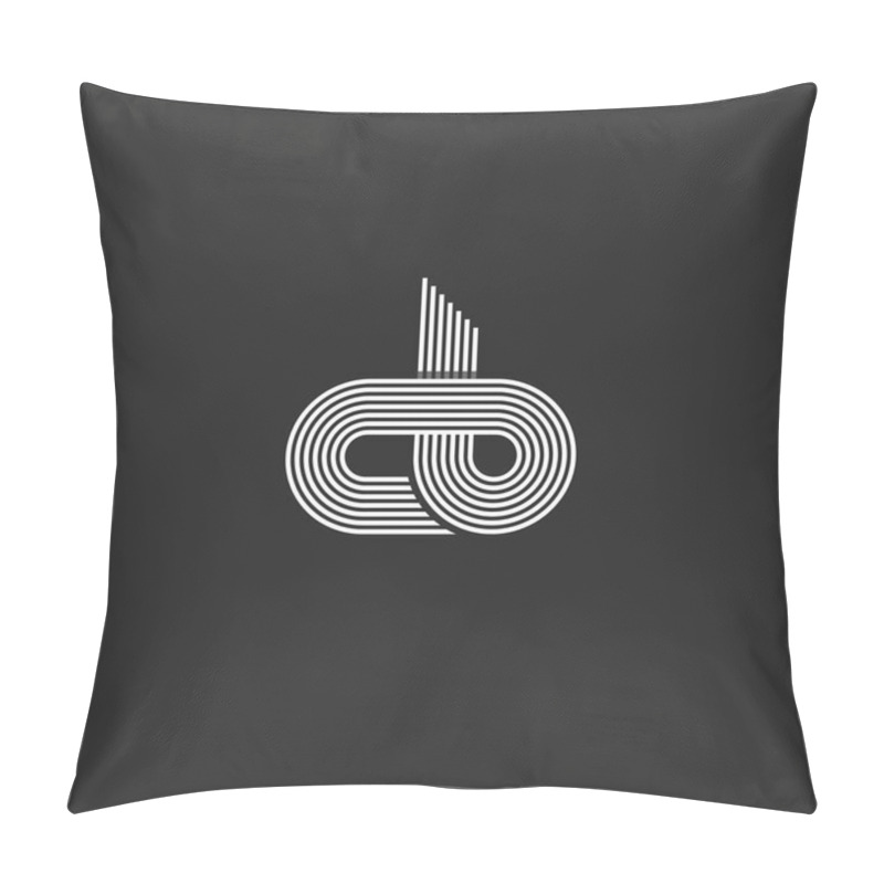 Personality  Initials cb logo monogram  pillow covers