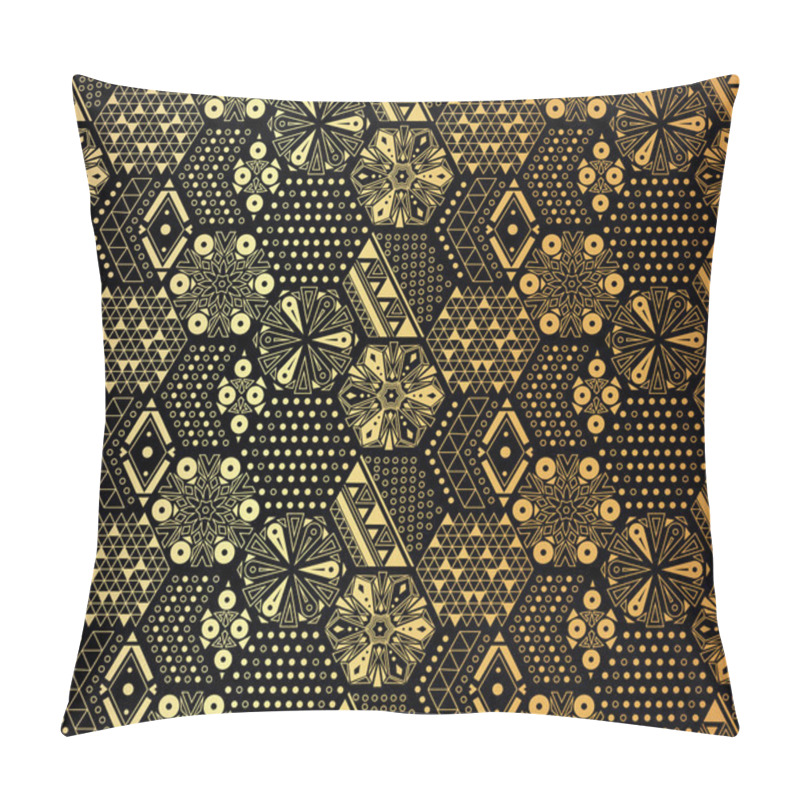 Personality  Pattern Of Hexagons. Pillow Covers