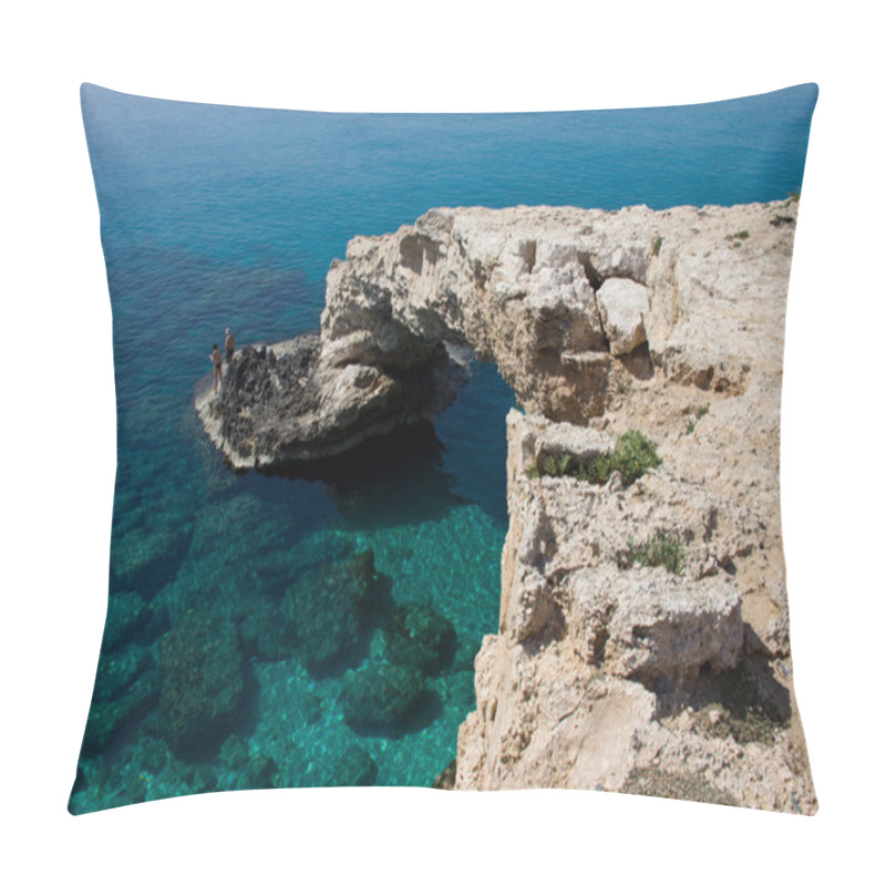 Personality  Bridge Lovers, The Mediterranean Sea, Cyprus Pillow Covers