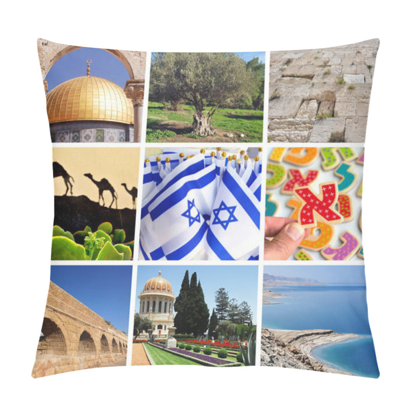 Personality  Israeli Collage Travel Israel Pillow Covers