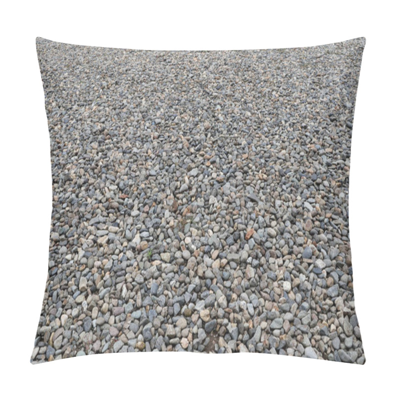 Personality  Coarse Gravel, Black And Gray. Background Texture Pillow Covers