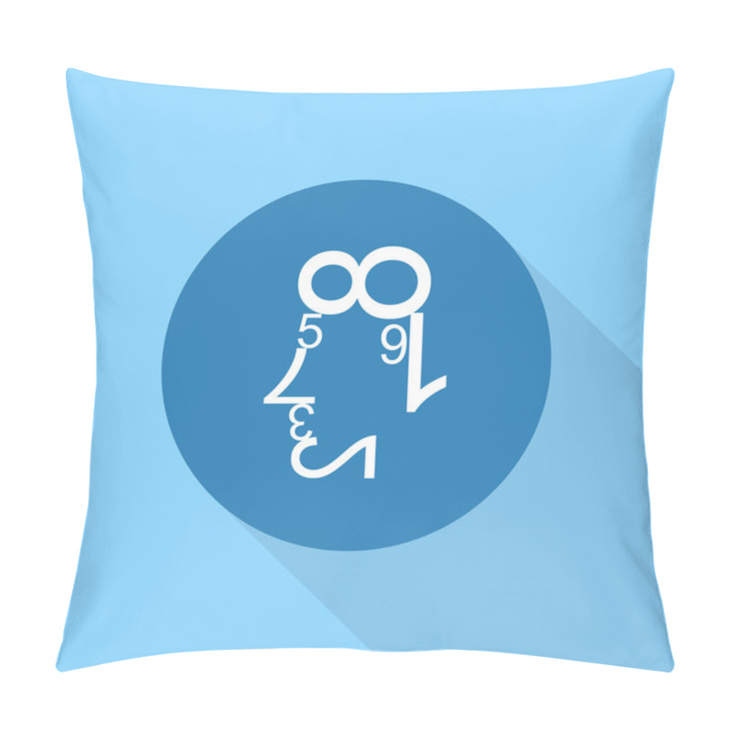 Personality  Human Face Of The Data Figures Pillow Covers