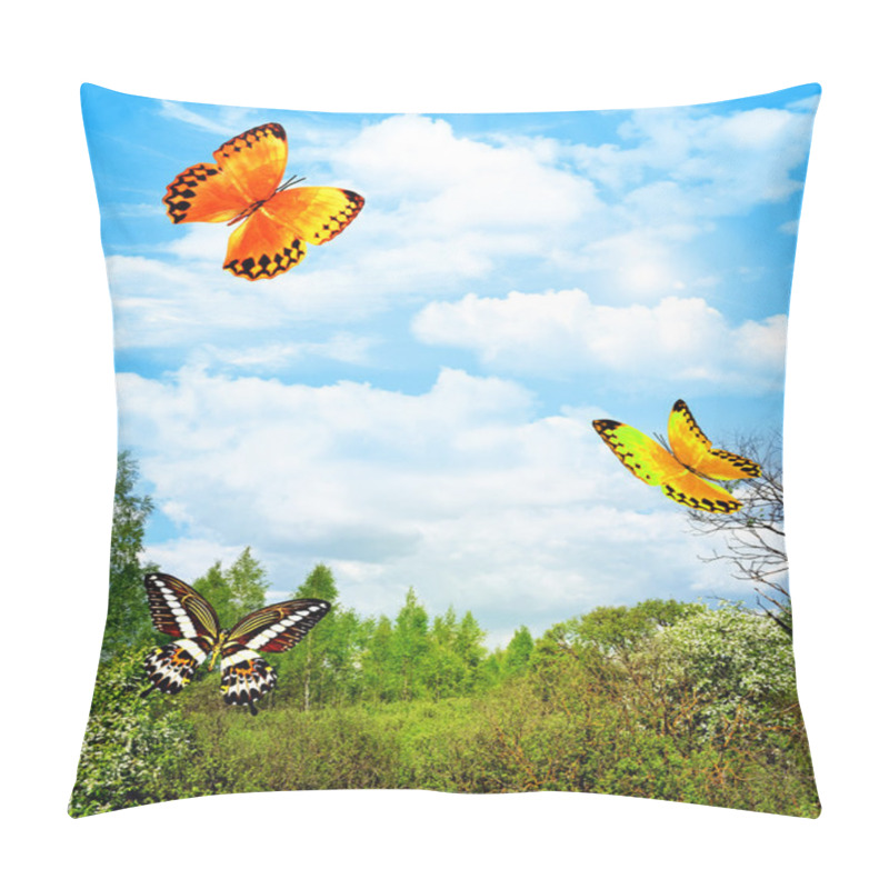 Personality  Spring Landscape Forest Pillow Covers