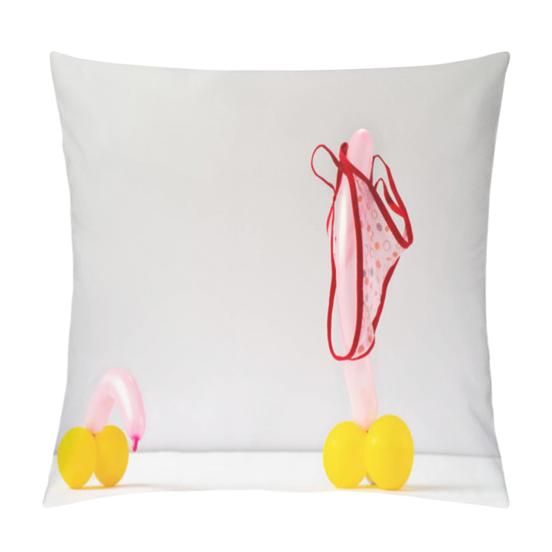 Personality  Abstract Function And Dysfunction Erectile Penis. Pillow Covers