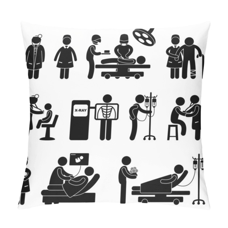 Personality  Doctor Nurse Hospital Clinic Medical Surgery Patient Pillow Covers