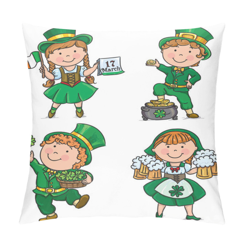 Personality  St. Patricks Day Cute Kids Pillow Covers