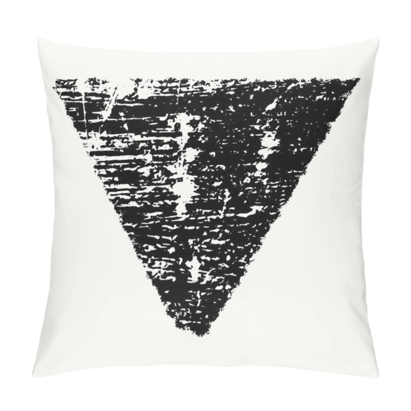 Personality  Grunge Isolated Triangle Pillow Covers