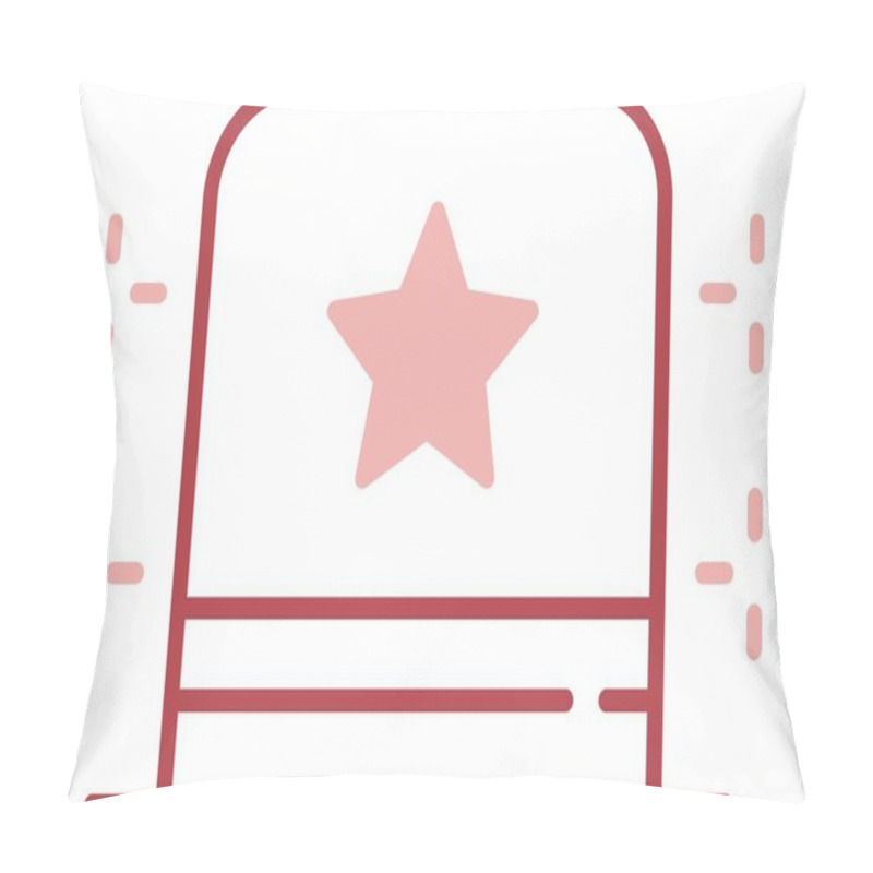 Personality  Magician Hat Line Fill Icon Pillow Covers