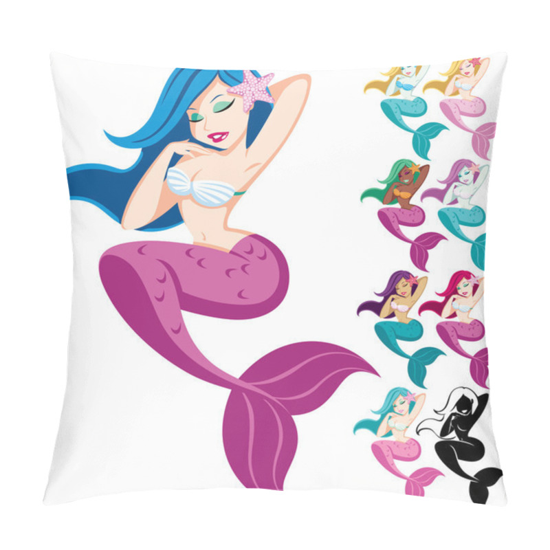 Personality  Mermaid Pillow Covers