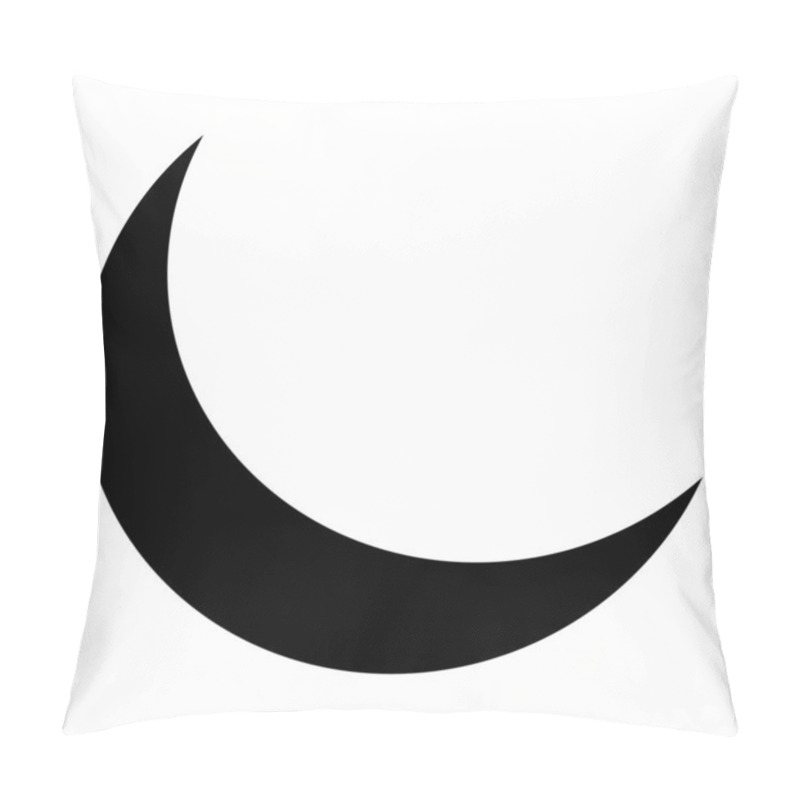 Personality  Moon. Web Icon Simple Illustration Pillow Covers