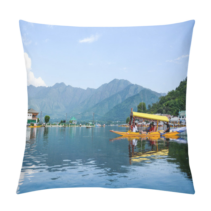 Personality  Dal Lake At Srinagar, Kashmir, India Pillow Covers