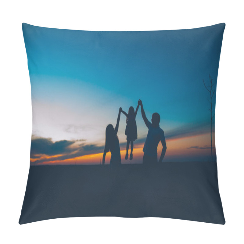 Personality  Happy Family Together Pillow Covers