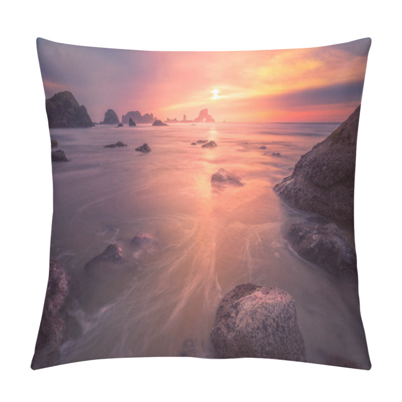 Personality  Dreamy Oregon Coast Sunset Pillow Covers