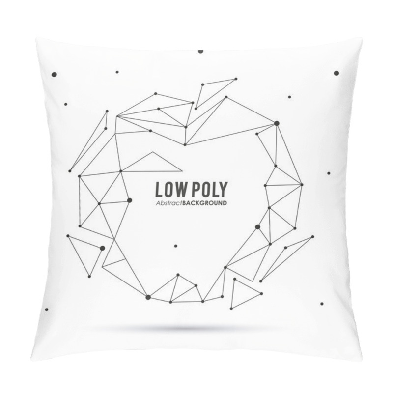 Personality  Polygonal Design. Geometric Shape Design. , Vector Illustration Pillow Covers