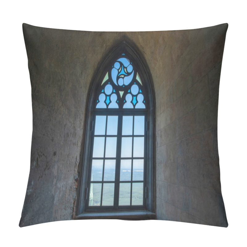 Personality  Window Of Bezdez Castle In Northern Bohemia, Czech Republic Pillow Covers